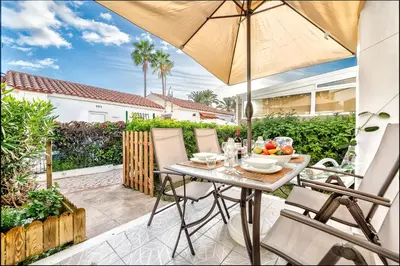Un balcón o terraza de Bungalow Casa Pablo