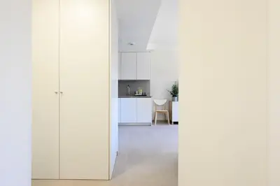 Una cocina o zona de cocina en Brand New 2BR with Auto Check-In